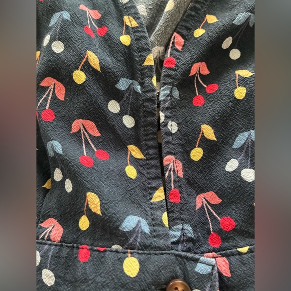 Marine Layer Holli navy floral jumpsuit, large - Picture 6 of 11